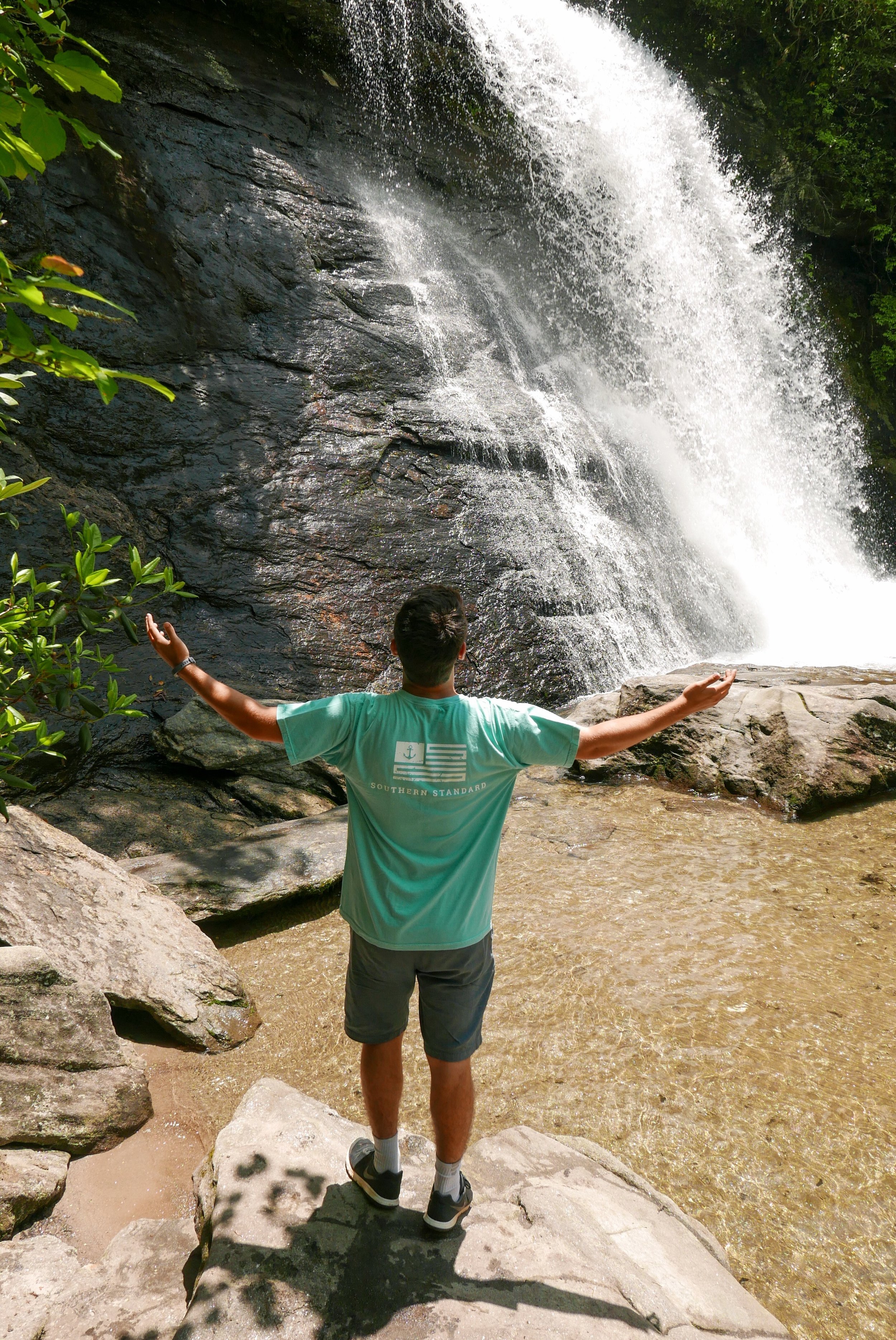 The American - Chalky Mint / White Short Sleeve Tee