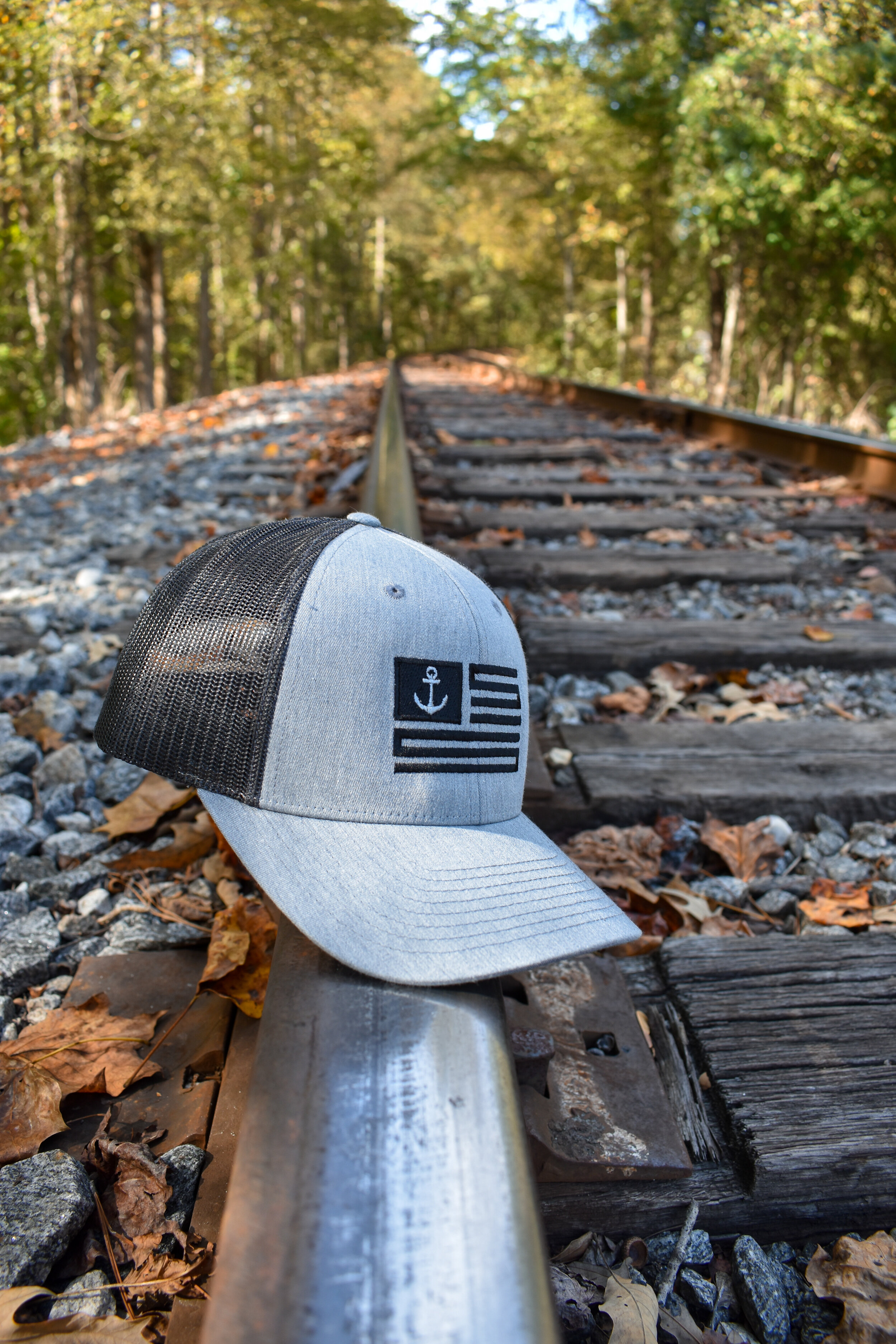 The Carnegie - Grey / Black Trucker Hat