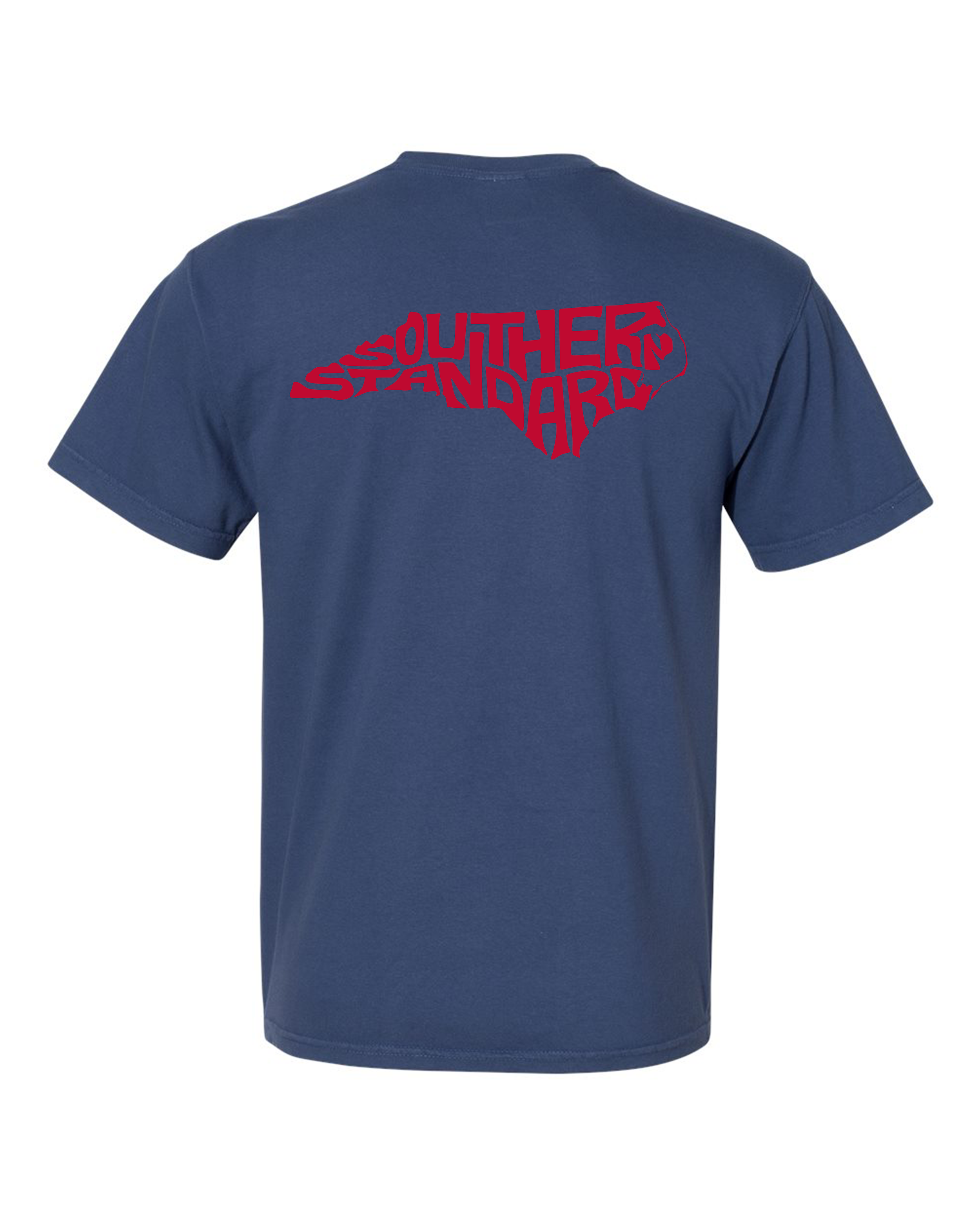 Carolina Football Fan T-Shirt - 'Straight Outta Carolina' Design, Sapphire Blue, Short Sleeve (S-5XL)
