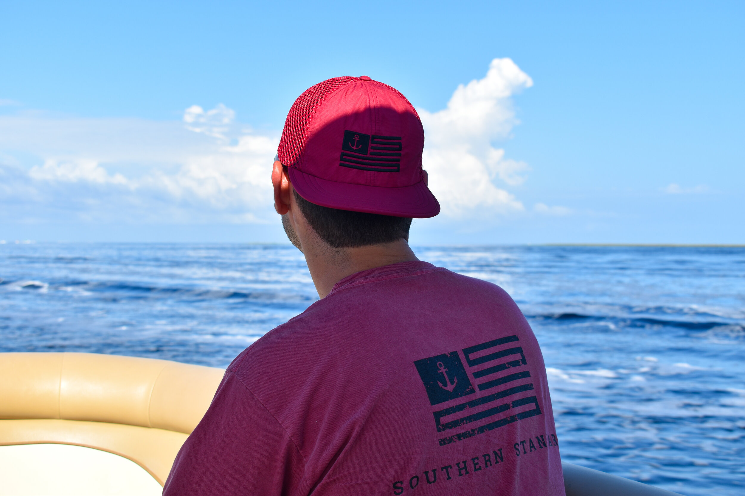 Cardinal / Black Waterproof Mesh Hat