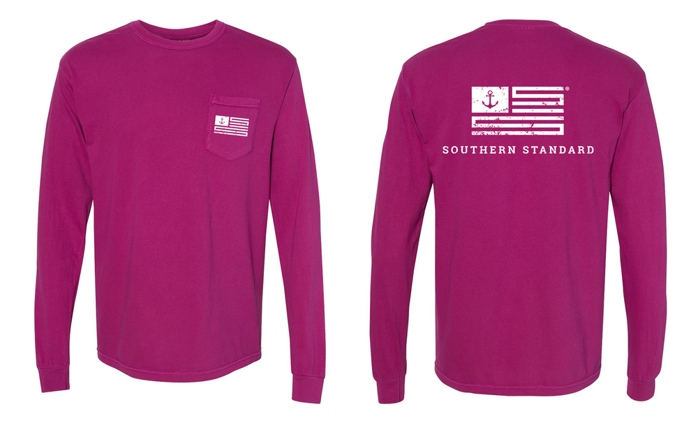 Southern Standard Co. — Louisiana - Purple / Gold Short Sleeve Tee