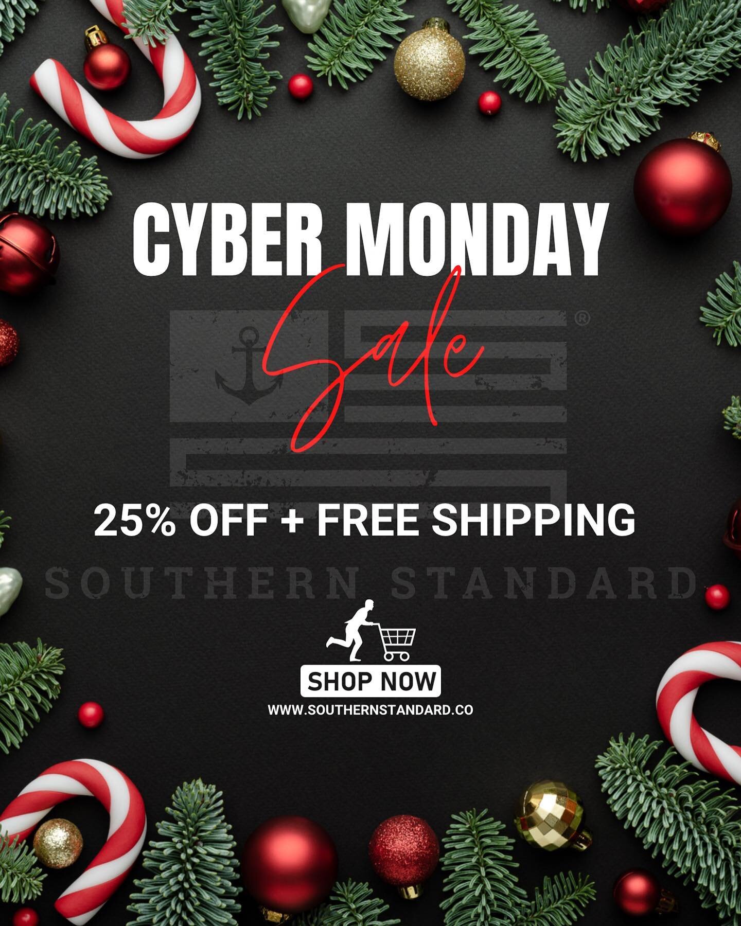Our Cyber Monday Sale is still rolling… 25% off everything + free shipping right now!
