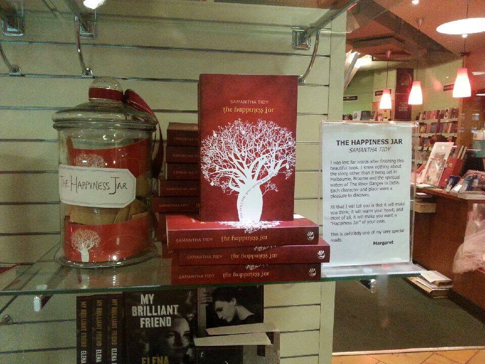 Mary Martin Bookstore... The Happiness Jar is STILL on their best books list, after 8 years!