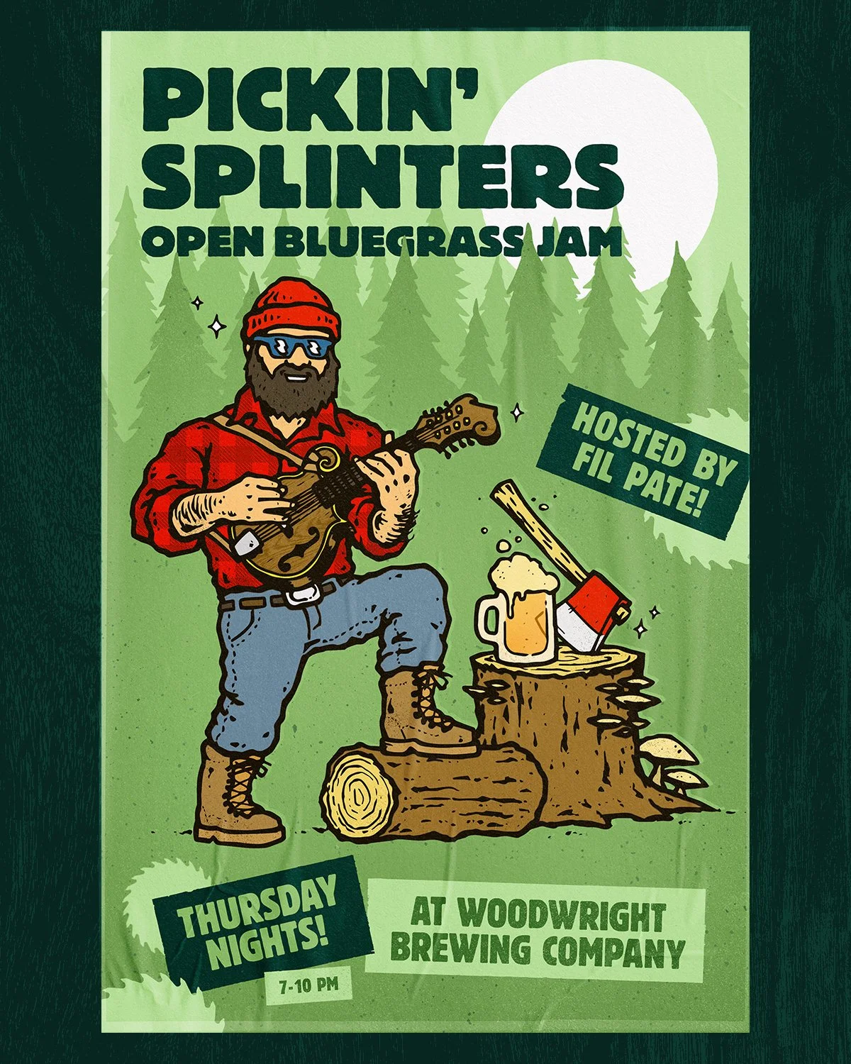 Pickin' Splinters Bluegrass Jam at Woodwright Brewing
