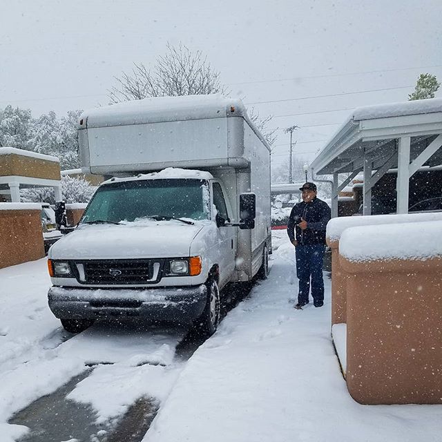 Need to move but the weather has put a hold on things? Give us a call and we'll be there regardless of the weather. 
A little snow has never stopped Exceptional.

#freezingmove #santafe #exceptional #moving #matador #coldweather