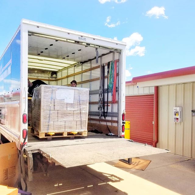 Got Books? How about 6 pallets of books?
This was pretty fun. 
#moving #library #santafe #bookobsessed #storage