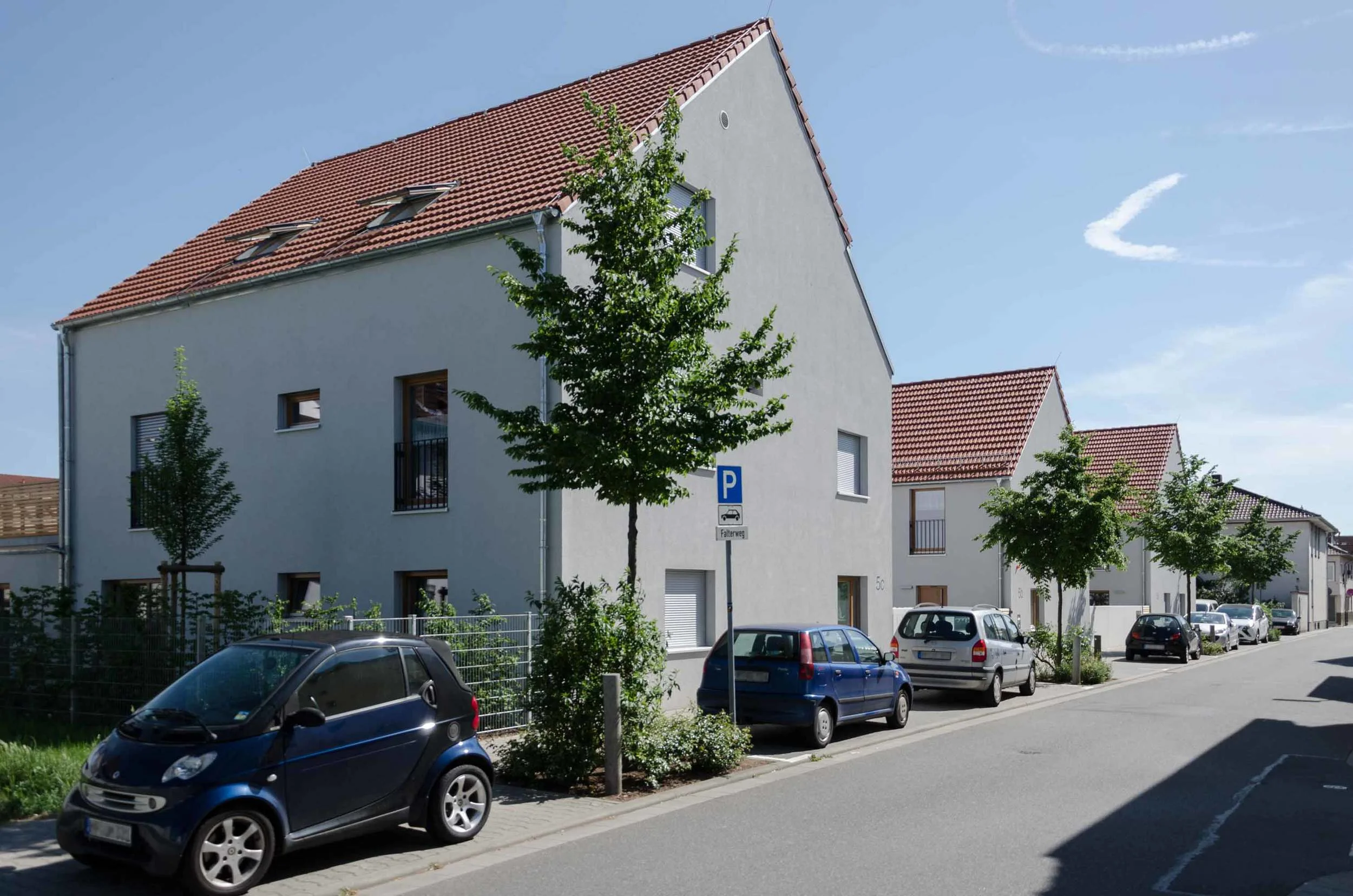 Drei Häuser - zwei Höfe, Wohnprojekt in Lampertheim