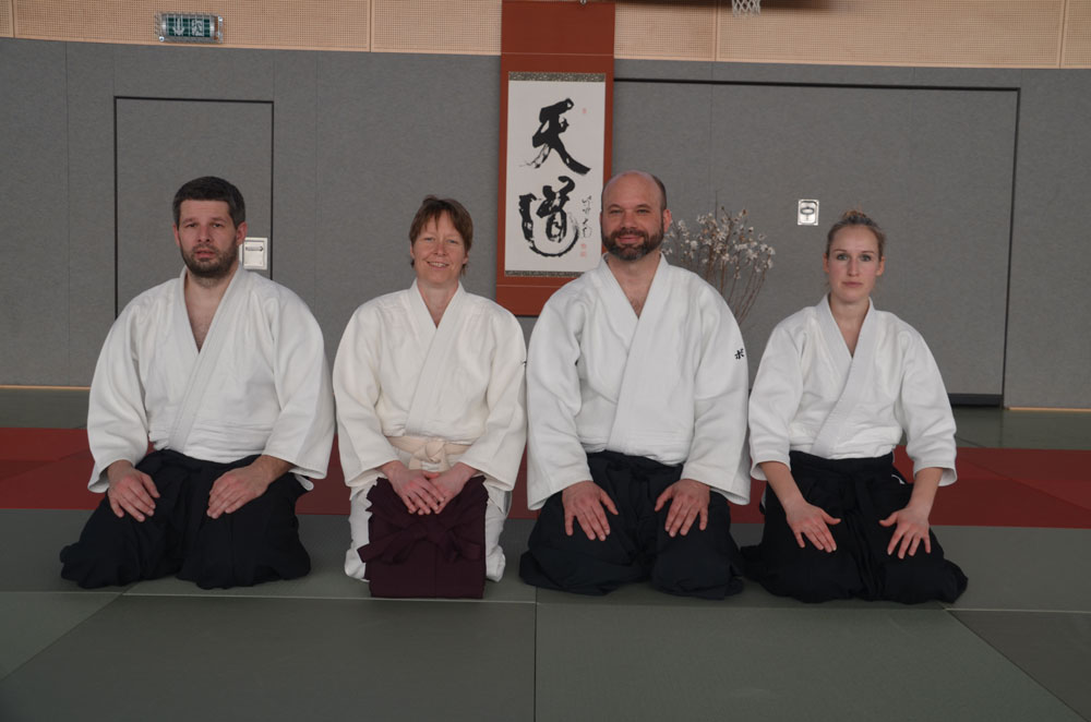 Die angereisten Aikidoka aus München
