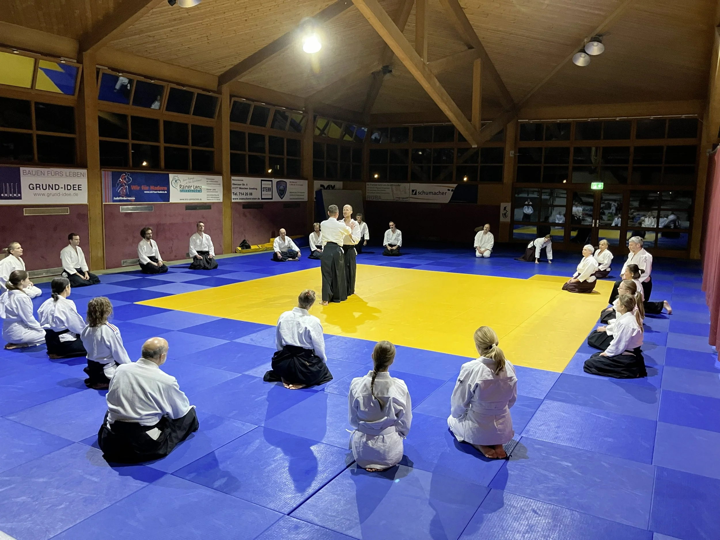 Aikido - Spiegel, Klinge und Schleifstein