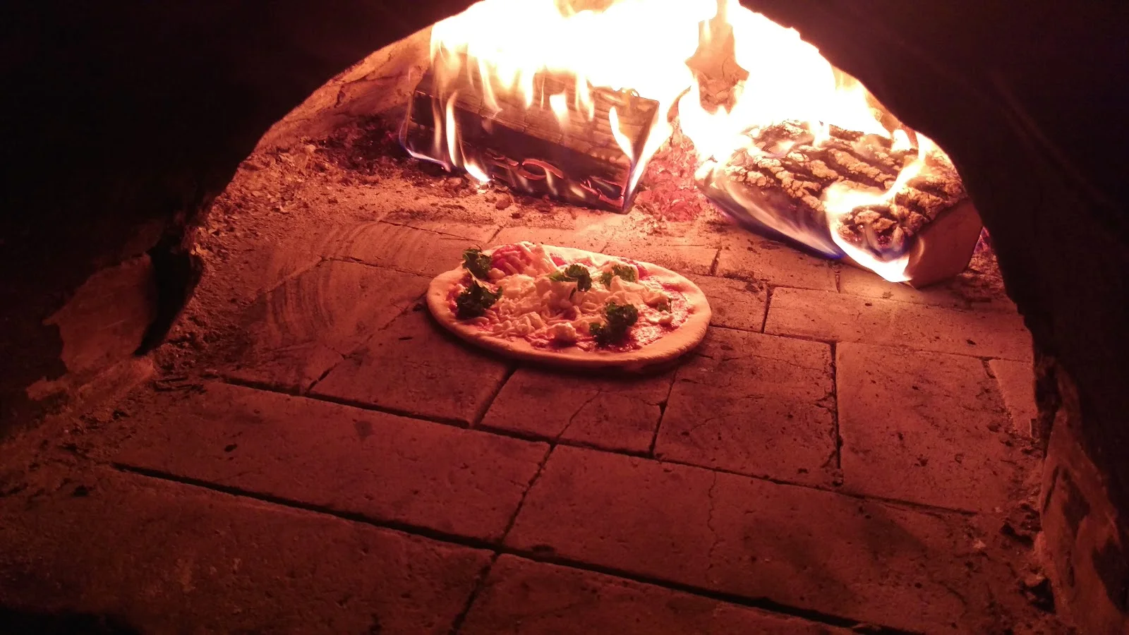 As well as helping with marketing Julia rolled up her sleeves and got involved with cooking and pizza making