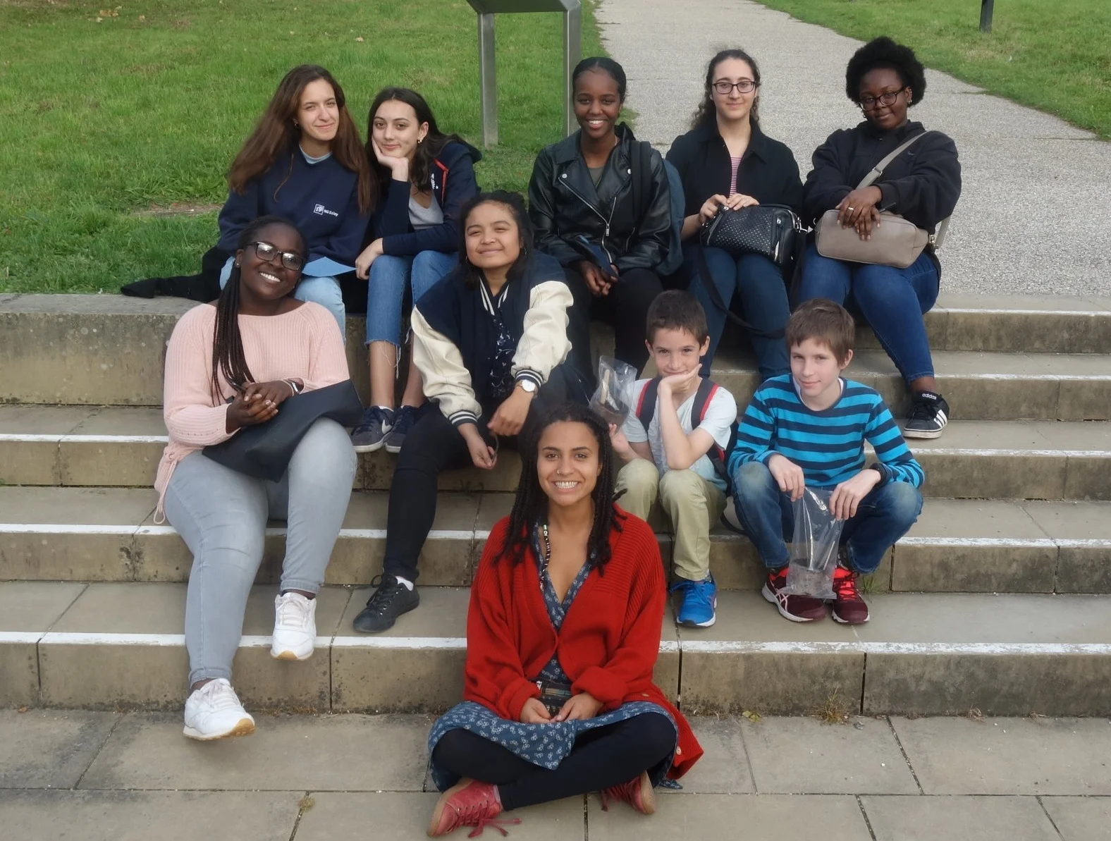 Seed Sisters and other young people at the Millennium Seed Bank in Wakehurst Gardens