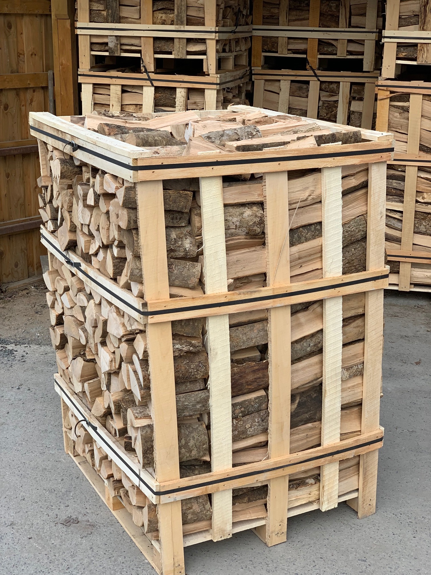 Kiln Dried Firewood Crates Birch, Standard 