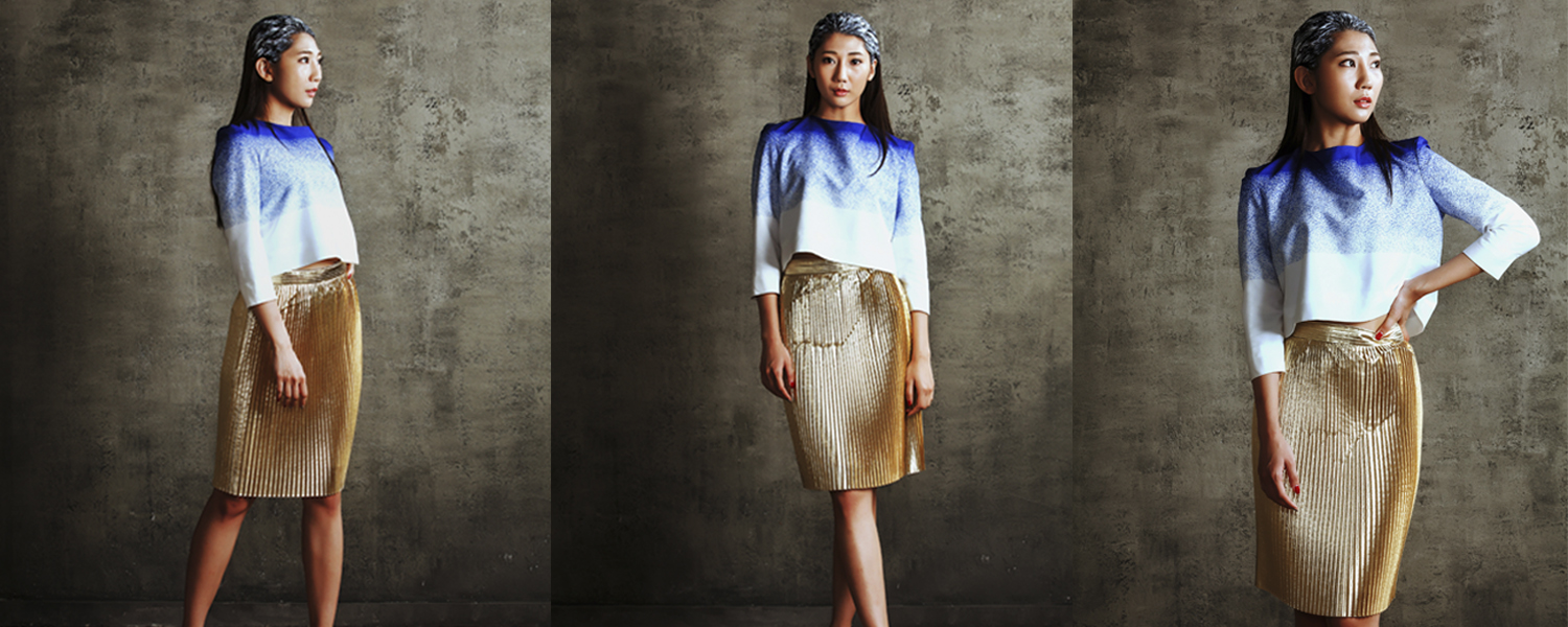 Blue top & gold skirt 1.jpg