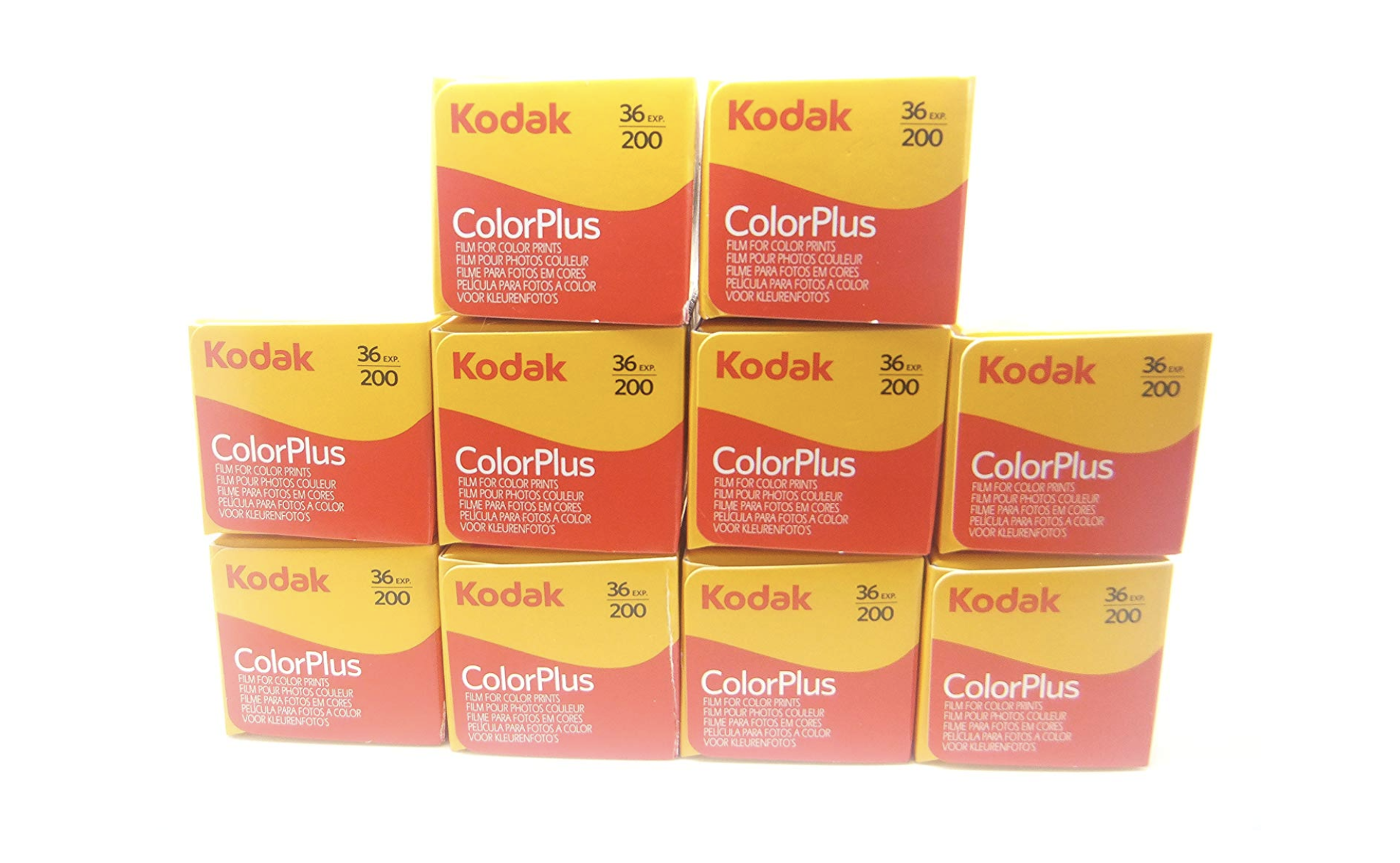 10 KODAK COLORPLUS 200 ASA 36EXP