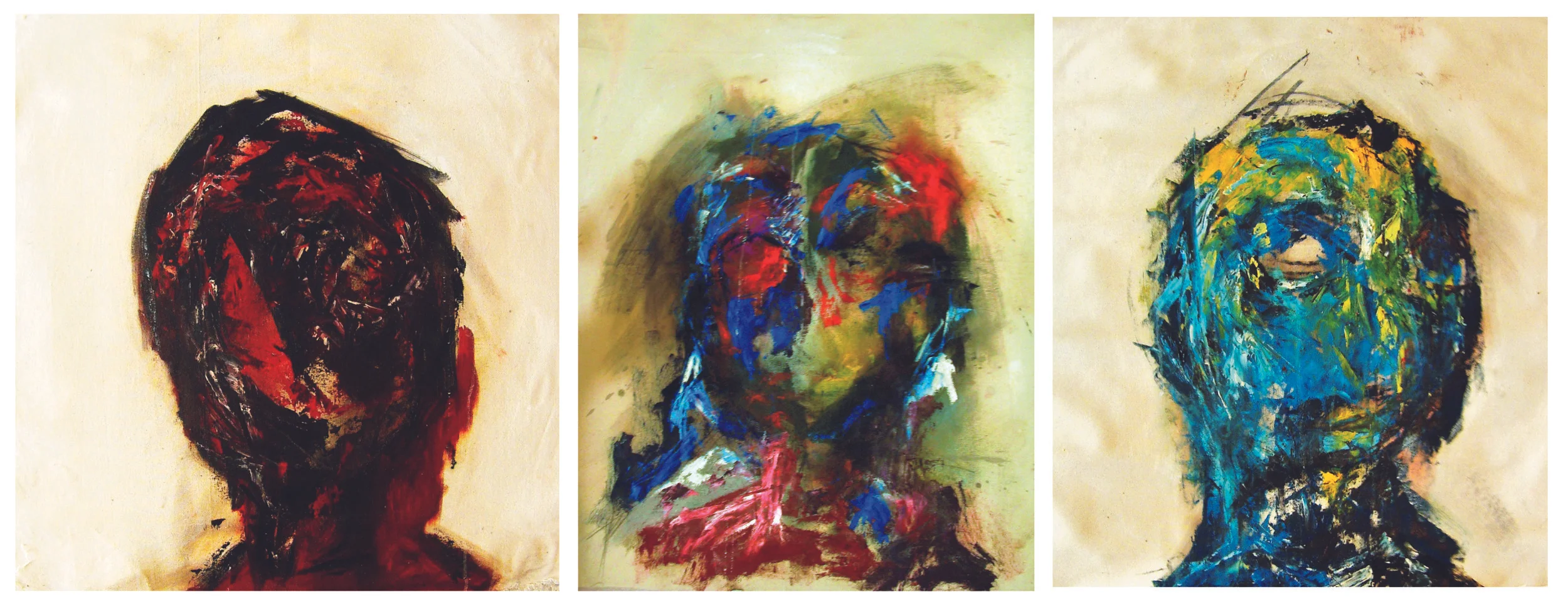 Rostros Multigestuales (Tríptico)