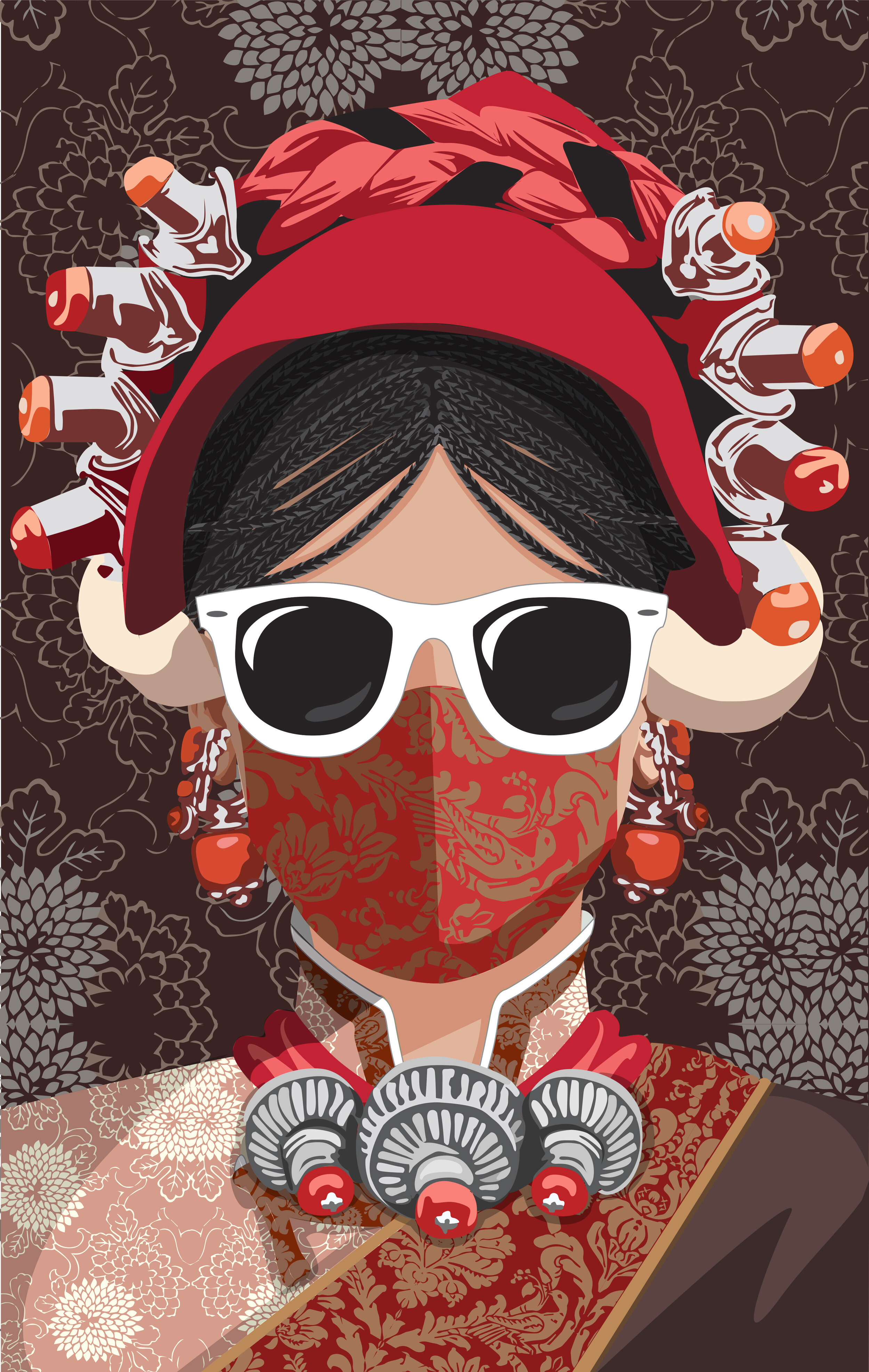 Woman from Gyarong, Kham