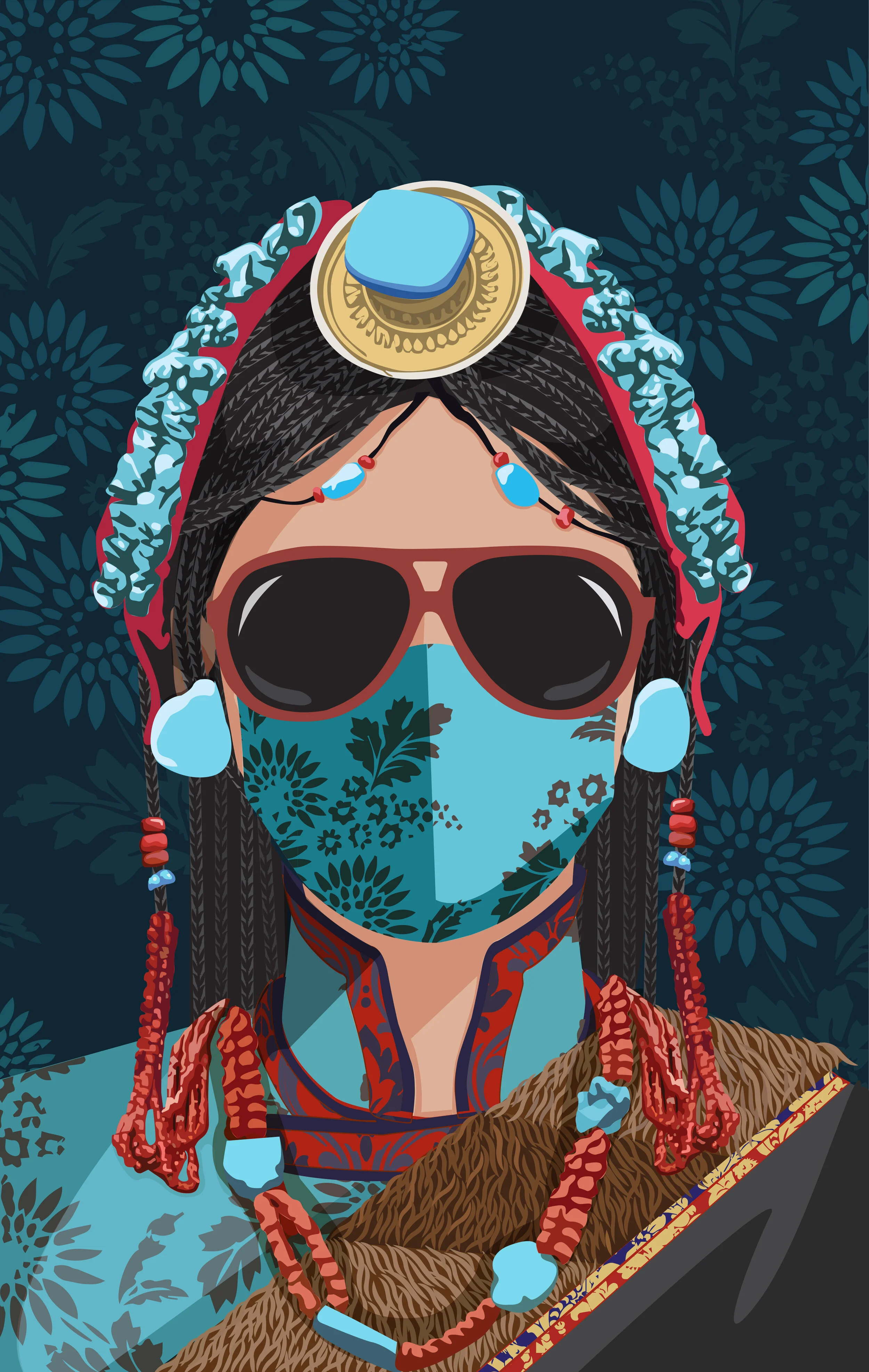Woman from Derge, Kham