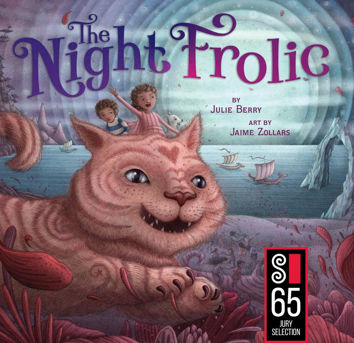Happy to share that my illustrations for The Night Frolic by @julieberrybooks were accepted into the Illustrators 65 exhibition and publication as a series. An art piece or two will be on display at the Society of Illustrators, NYC in February! The b