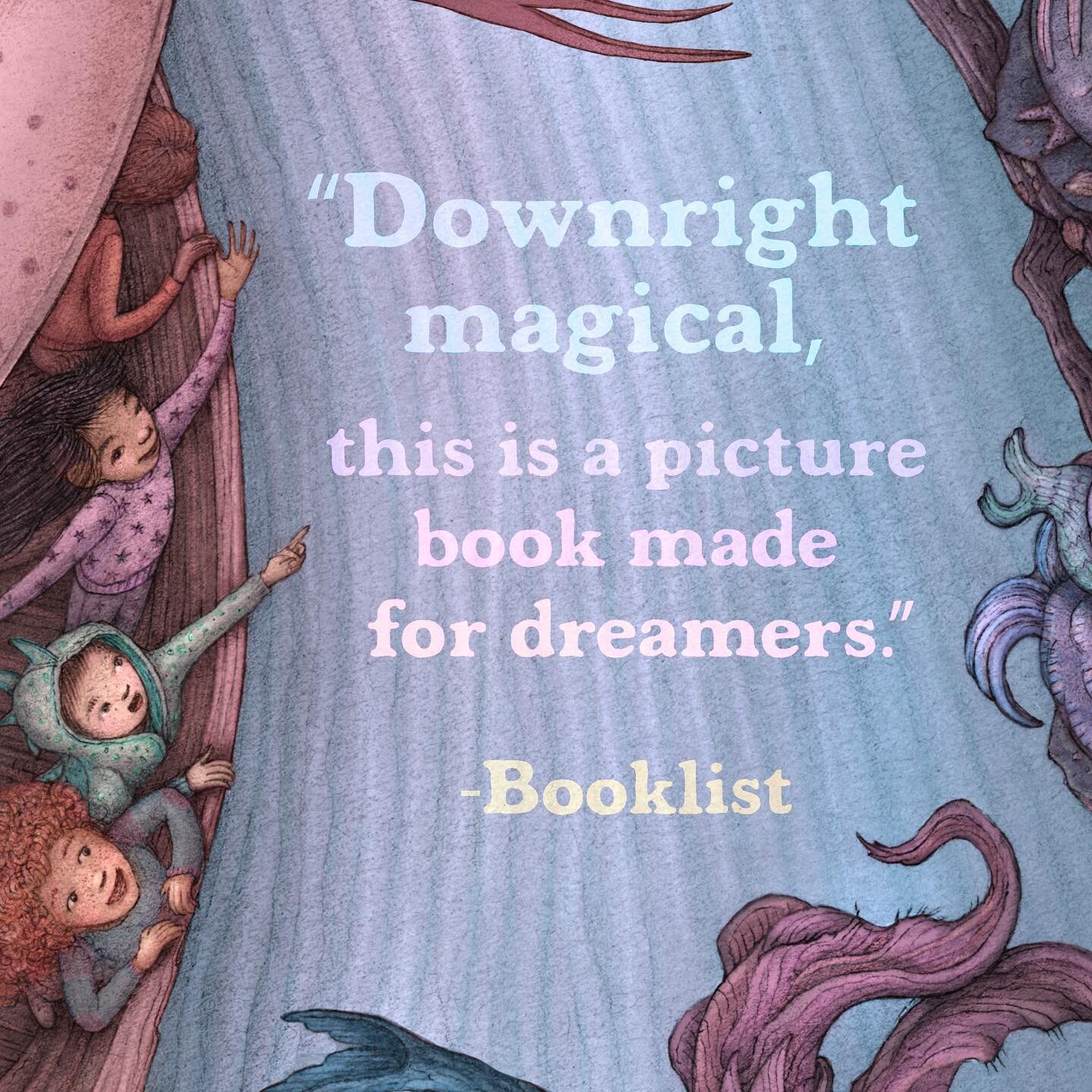 Booklist has nice things to say about The Night Frolic, by @julieberrybooks and illustrated by me. And I can now say that it comes out THIS month!  #downrightmagical #thenightfrolic #comingfeb28 #littlebrownbooksforyoungreaders