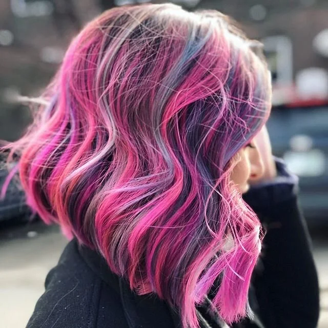 A favorite from one @chromesaloneast&rsquo;s independent stylists. @dylanmenczywor killed this pink unicorn color 💥❤️ *throwback*

#chromesalon #chromesaloneast #brighthair #brighthaircolour #brighthairdontcare #rainbowhair #longhair #crueltyfree #c