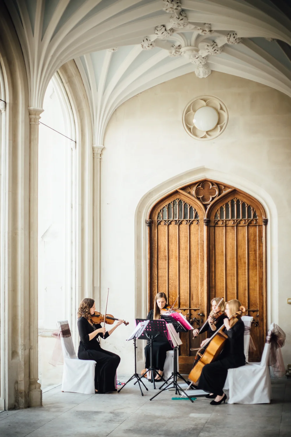 string quartet at at Ashridge House Wedding