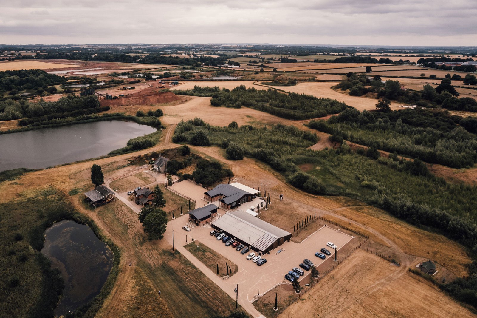 drone photography Willowmarsh Farm