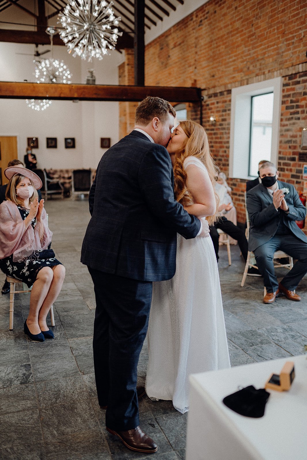 first kiss goosedale ceremony