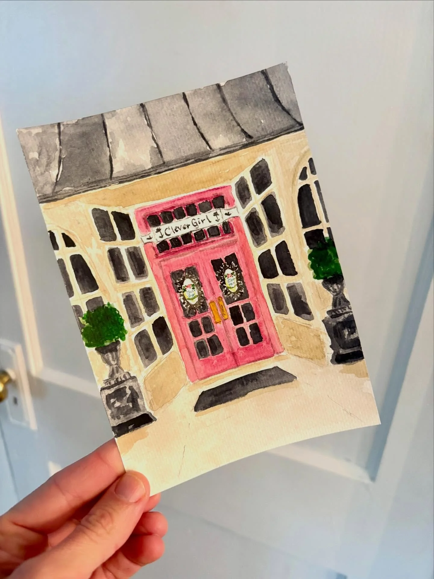 1.3.26 every time I walk by @shopclevergirl I want to paint it! It&rsquo;s just so charming 😍