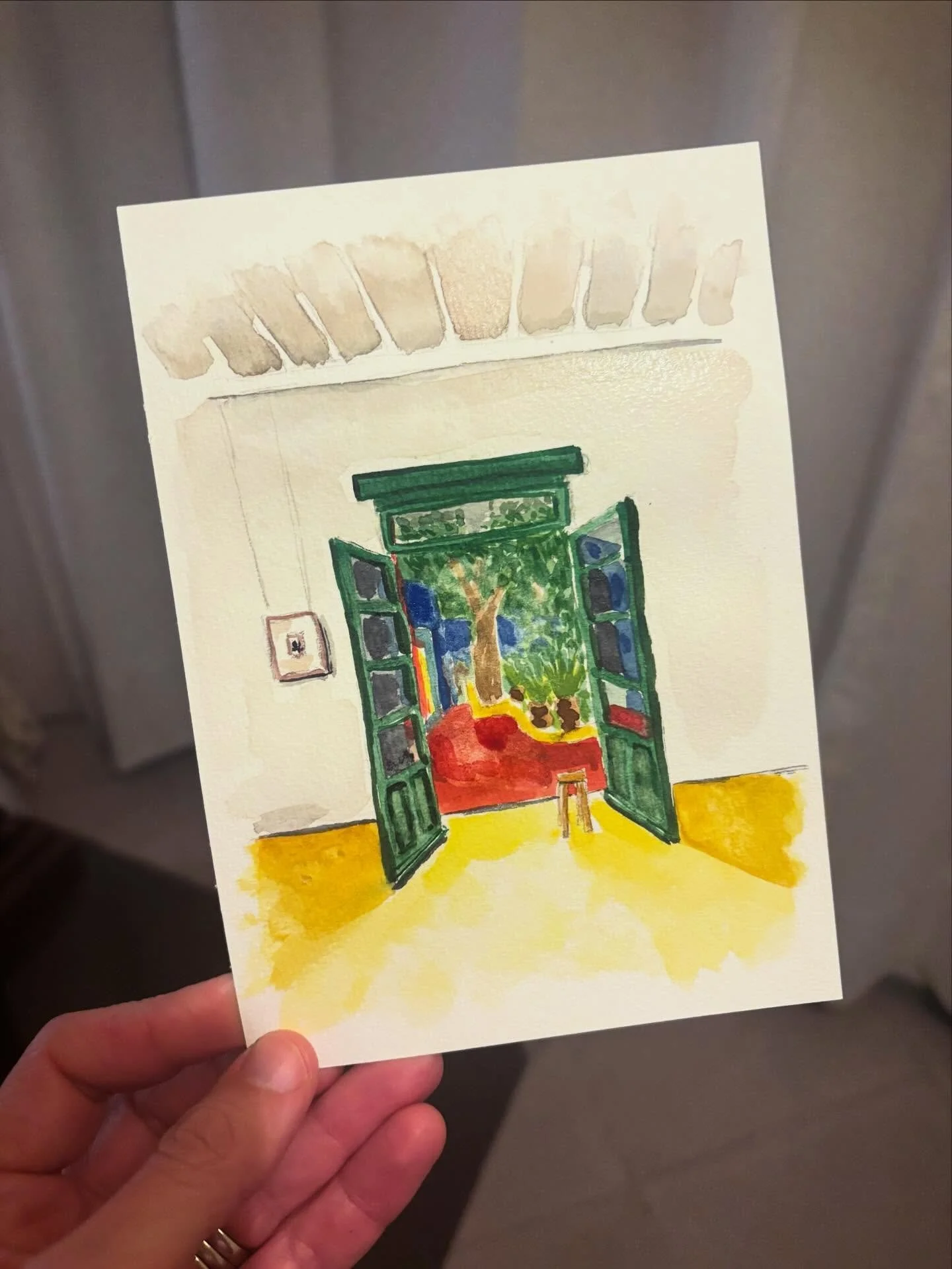 1.17.26 favorite view in Frida Kahlo&rsquo;s Casa Azul