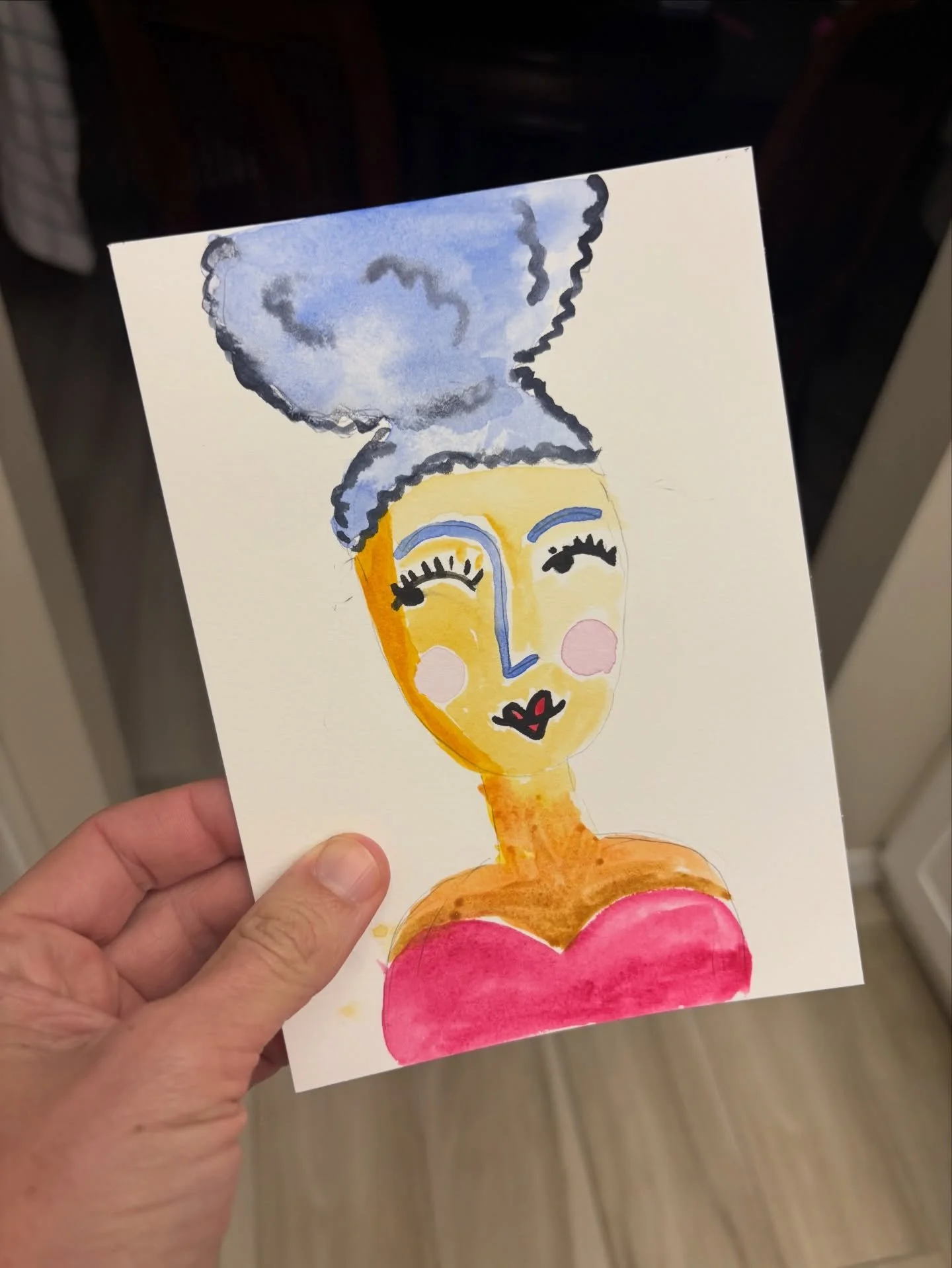 2.14.26 guest post from Alice! Love love love her valentine&rsquo;s lady 🩷