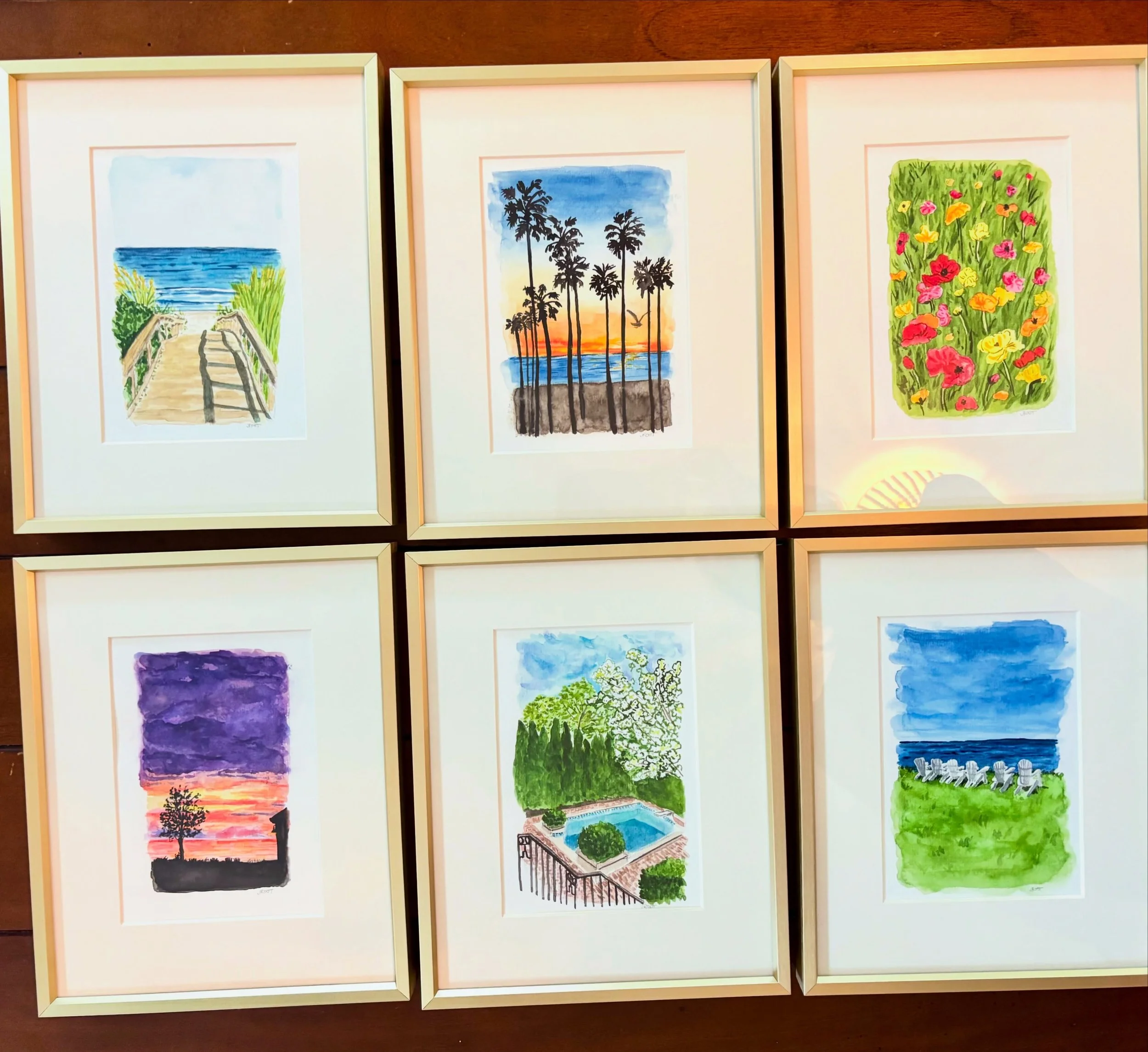 Loved working on this custom collection of favorite places!