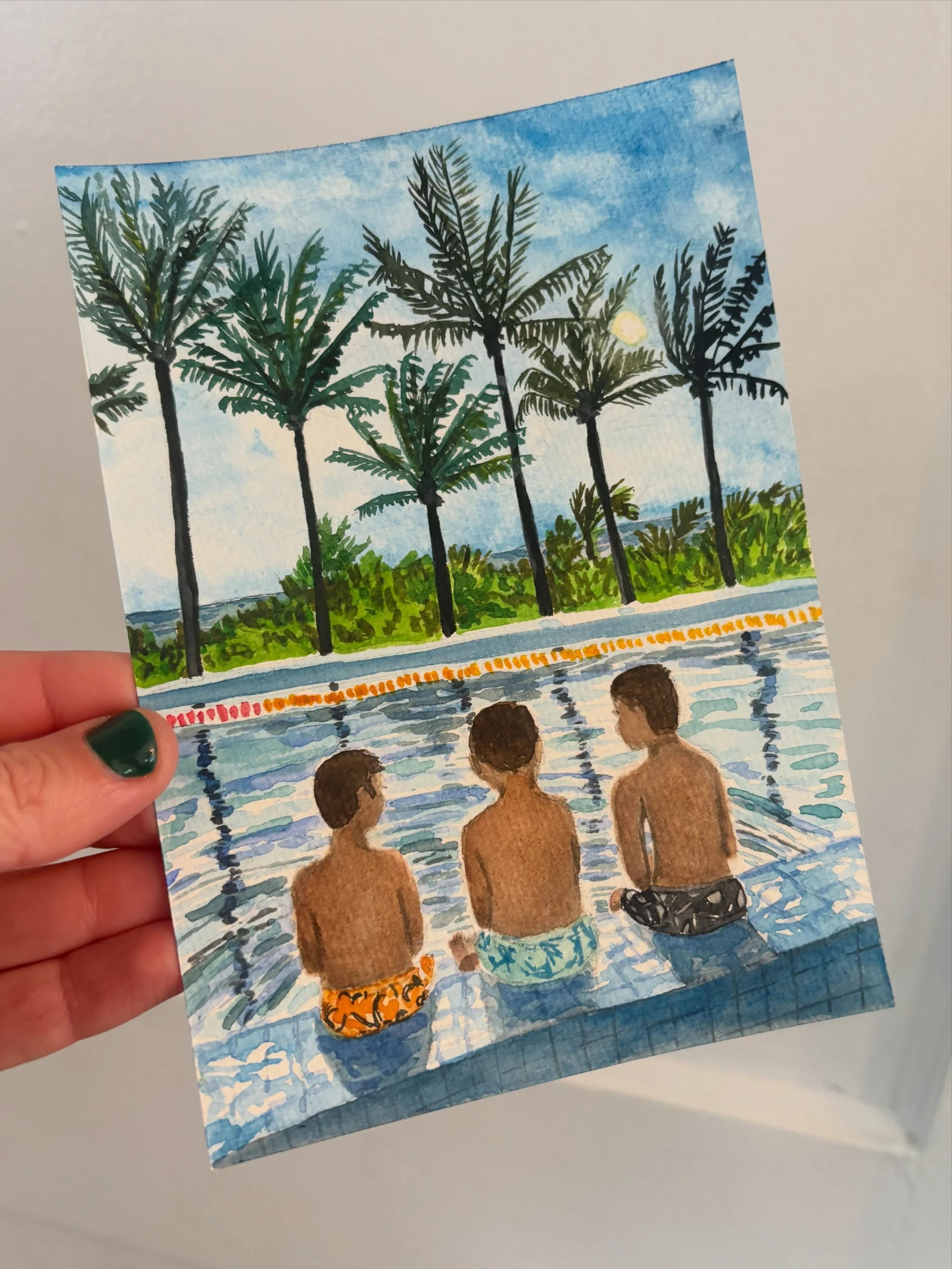 Turning a memory or favorite thing into a painting is just the best! If you&rsquo;re interested in a custom painting to give as a holiday gift, now&rsquo;s the time! I am already working on some special commissions and would love to add a few more to