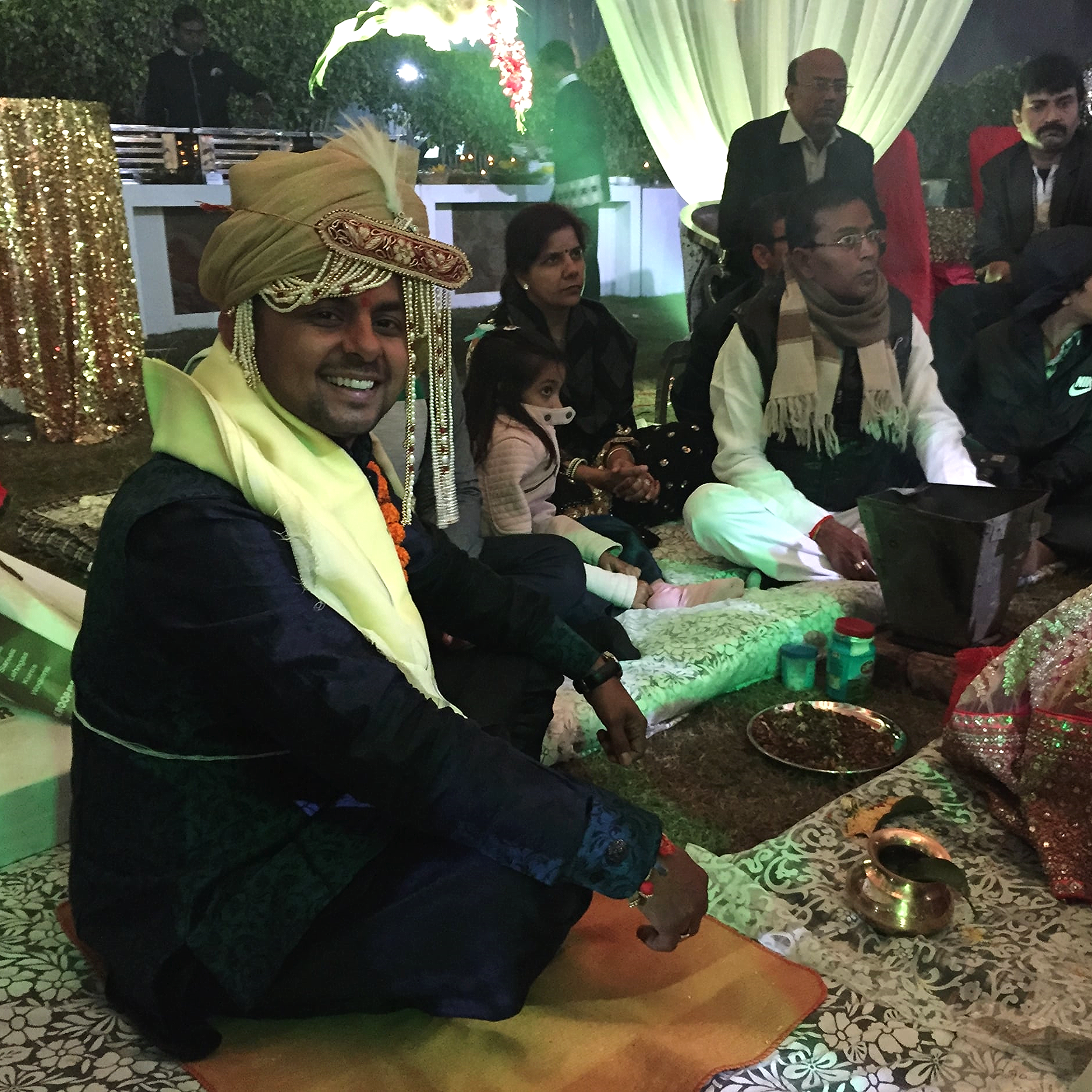 My mate Anshuman from Berlin, the proud groom. 