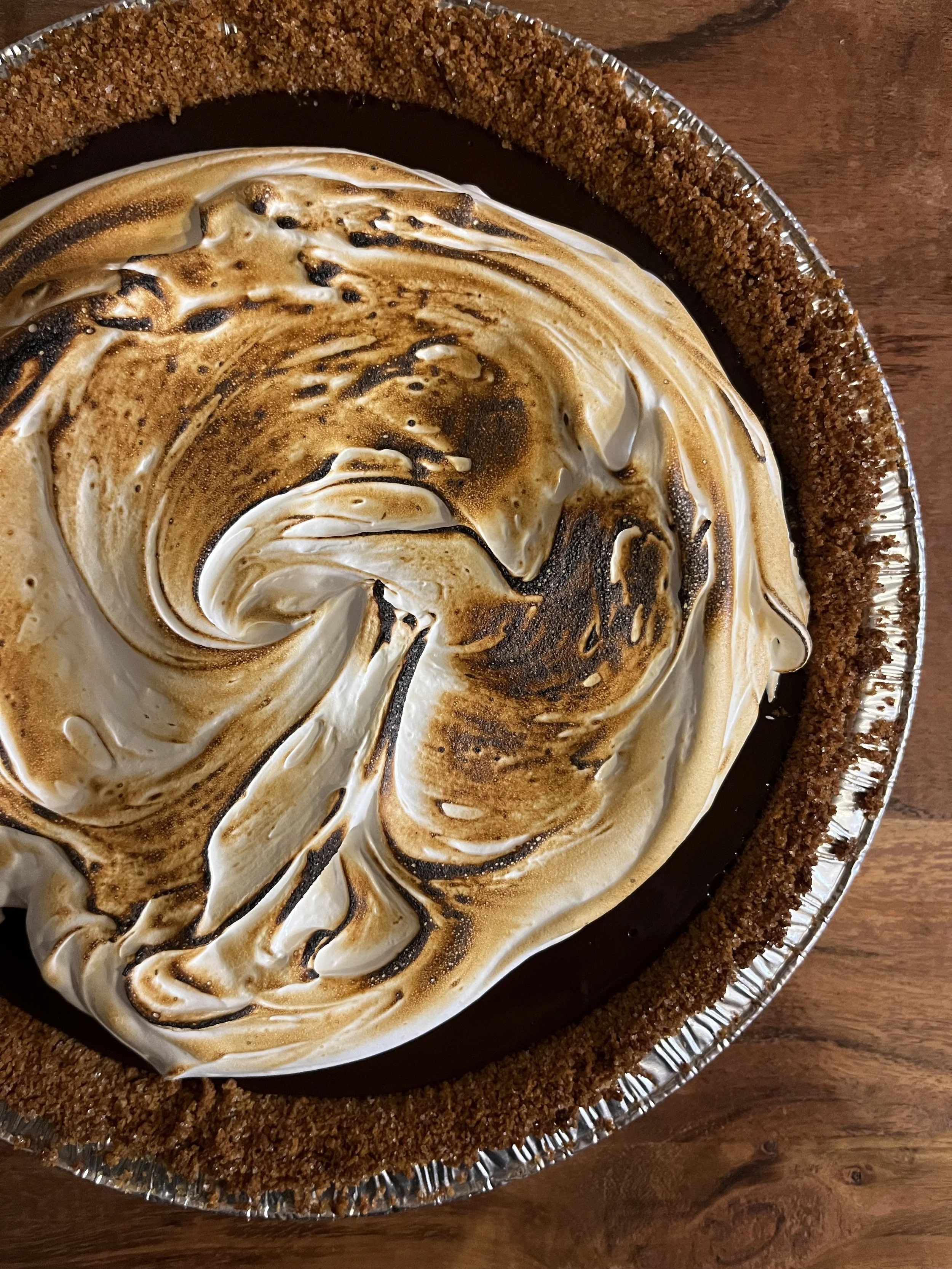 Pumpkin S'mores Pie