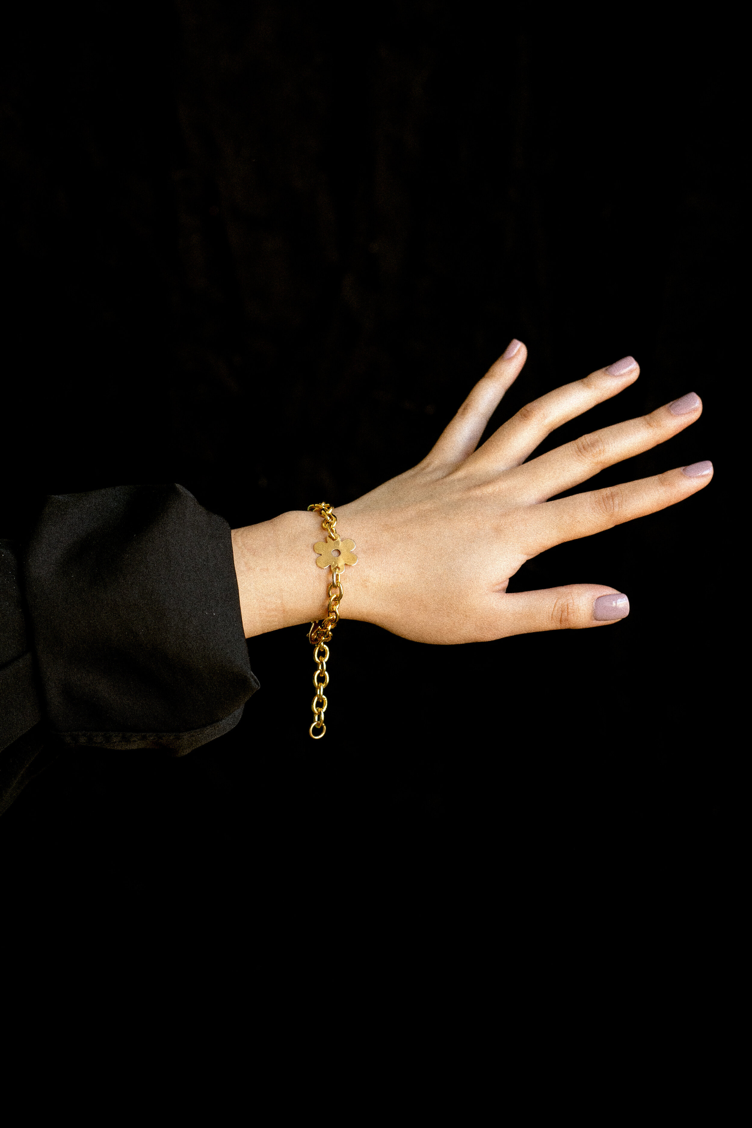 Gold Plated Daisy Bracelet — Cities in Dust Jewelry