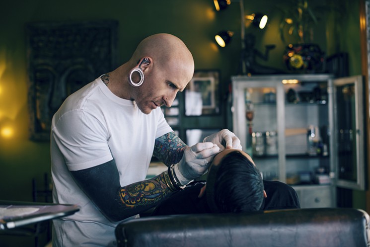 Piercer to the stars, Brian Keith Thompson. Photo: Ray Kachatorian.