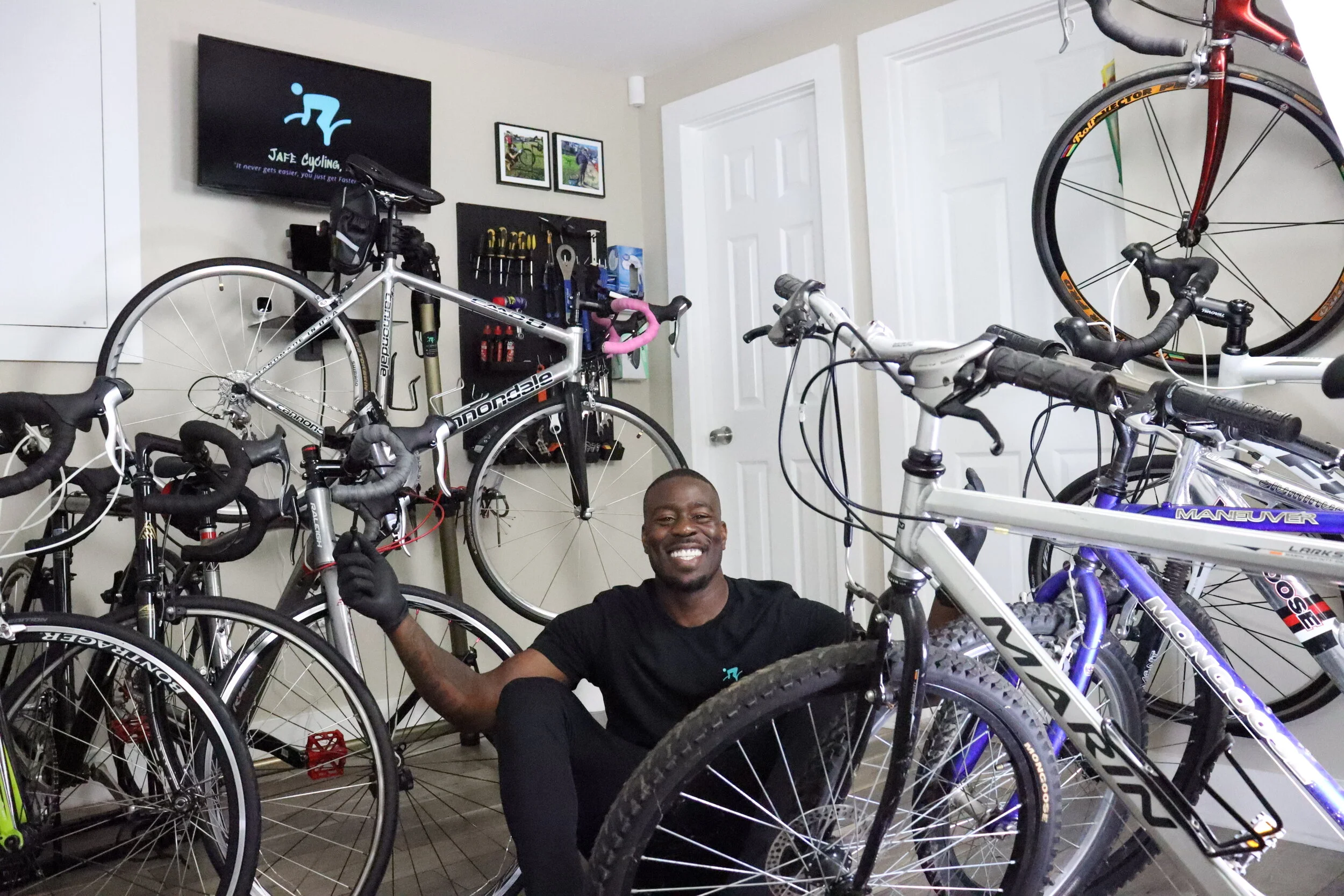 Matt Onojafe, Pedals Through The Pandemic By Opening A Cycling Business For His Community 