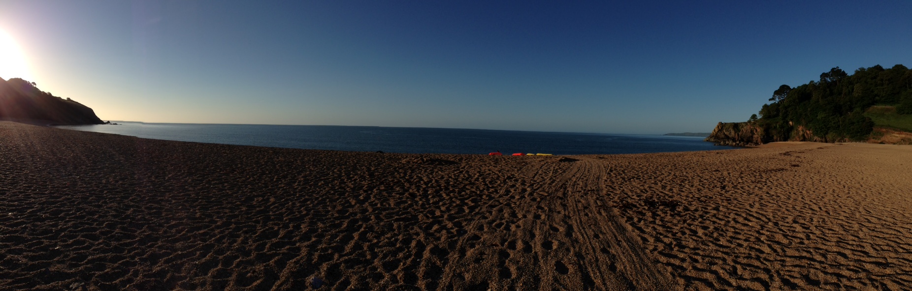 The crew were up with the sun at Blackpool Sands, see Facebook for more pics