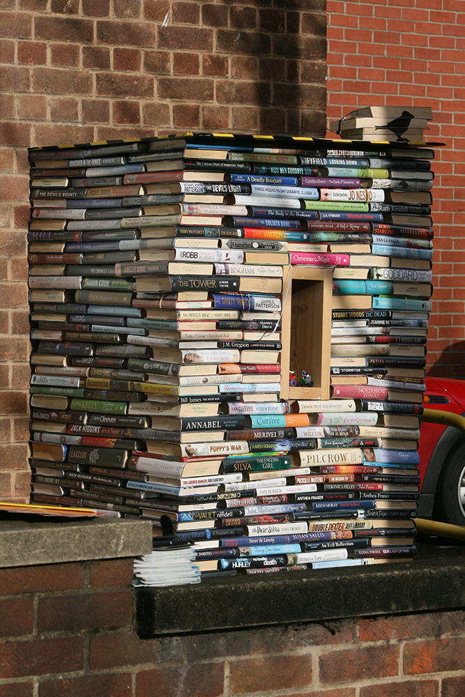 The finished sculpture