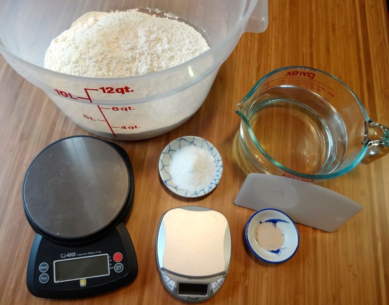 1. ingredients and equipment the small scale is not necessary because the yeast amount can vary