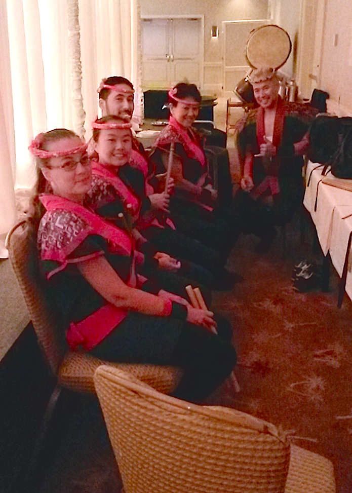 Pre-performance hangout at Waikiki hotel
