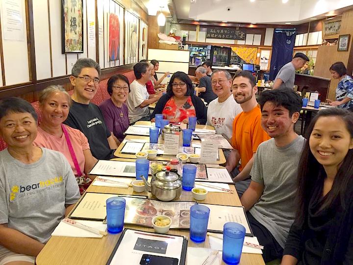 Post-workshop dinner with Nakama folks