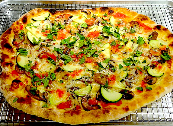 Homemade pizza
