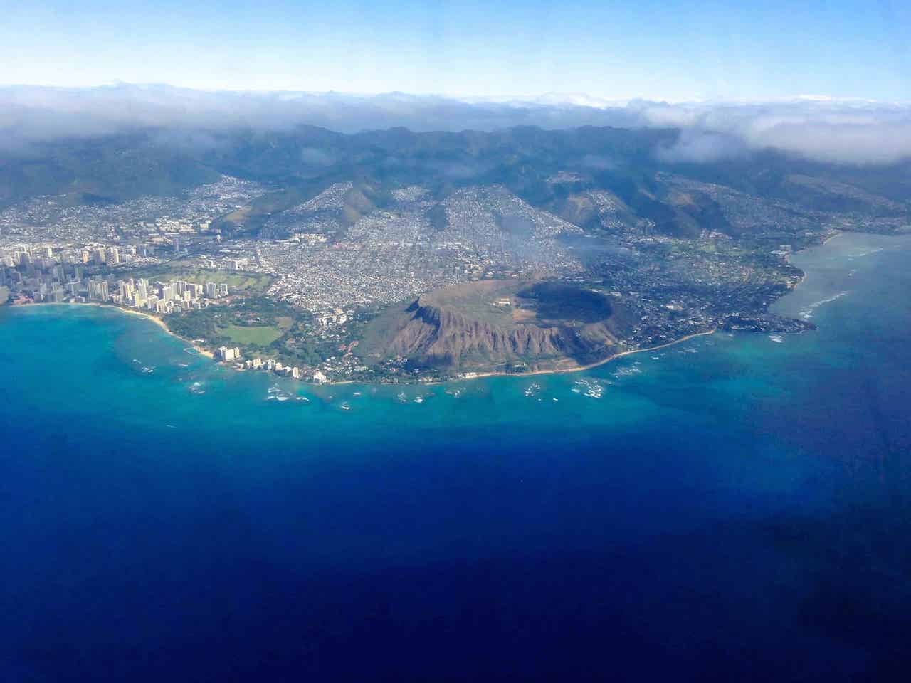 Diamond Head on Oahu