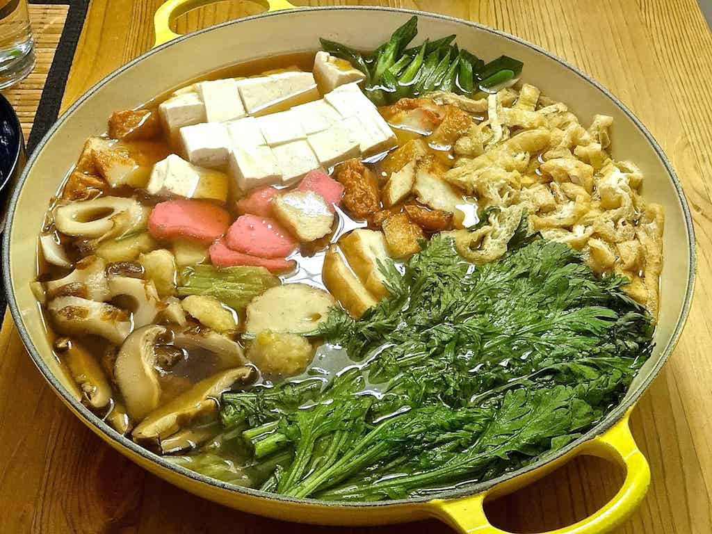 delicious nabe ready to eat