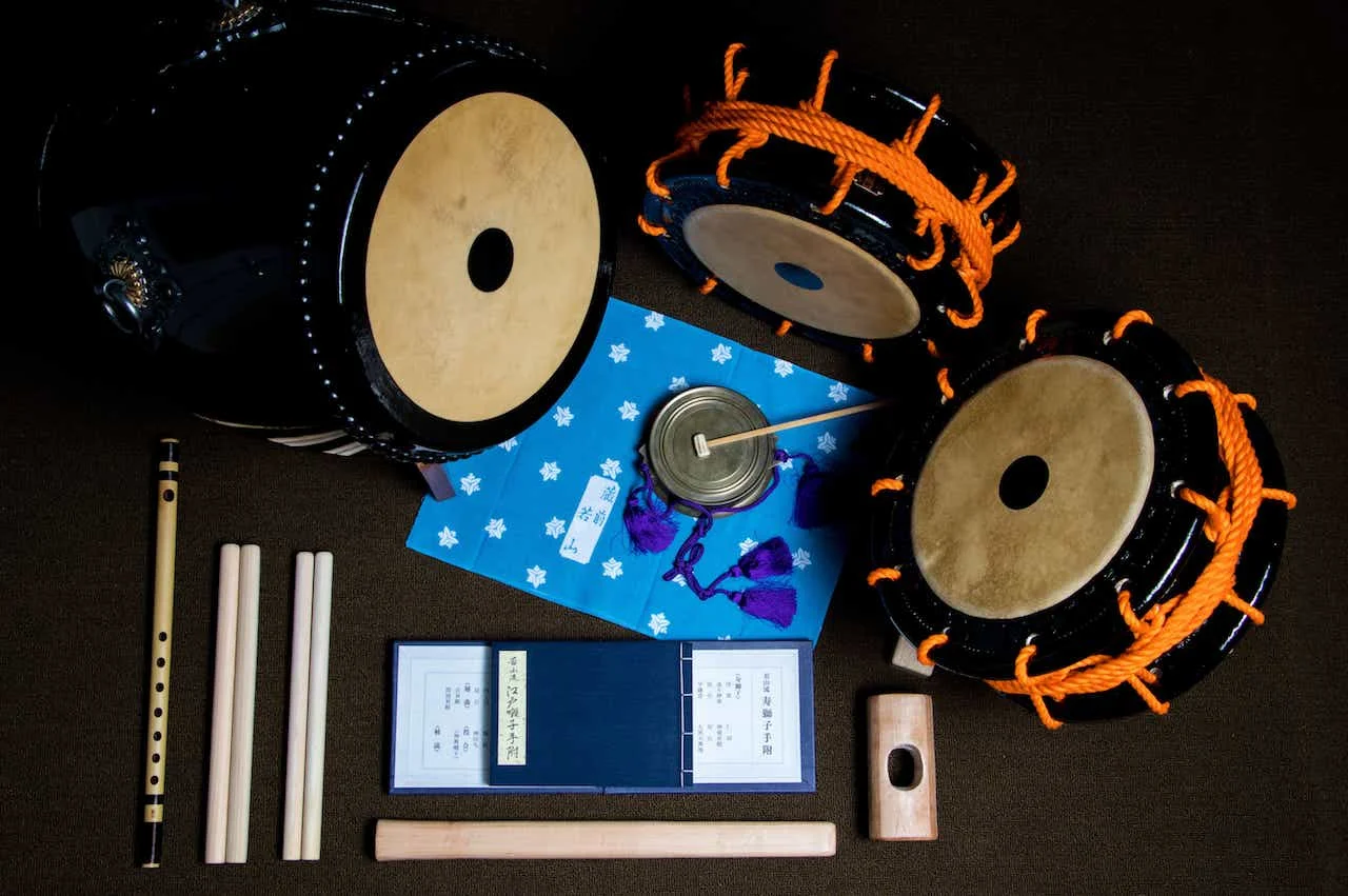Complete set of Edo Bayashi instruments and accessories
