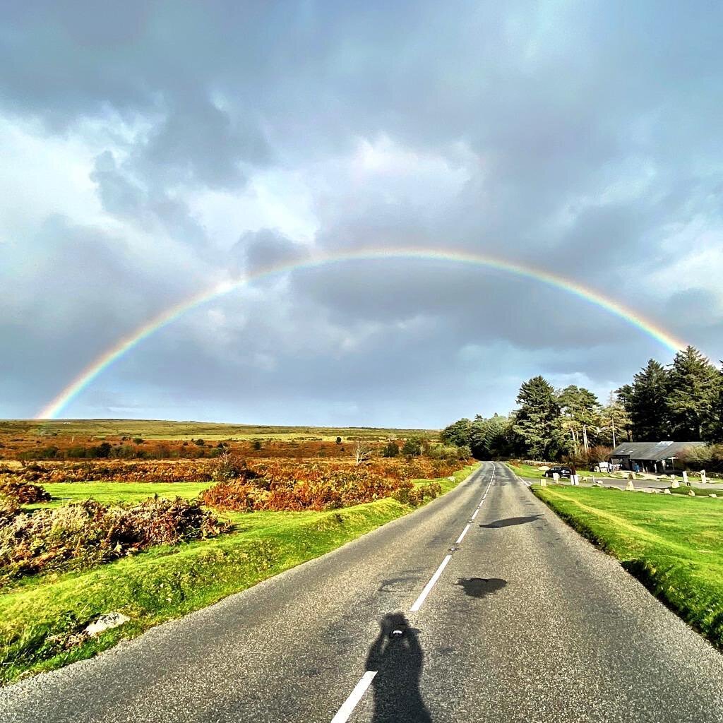 The pot of gold was in the form of a little cabin on our own teeny tiny island and it&rsquo;s been bliss! ✨🌈✨ #parentsgetaway #magic #countryside #uk #rainbow