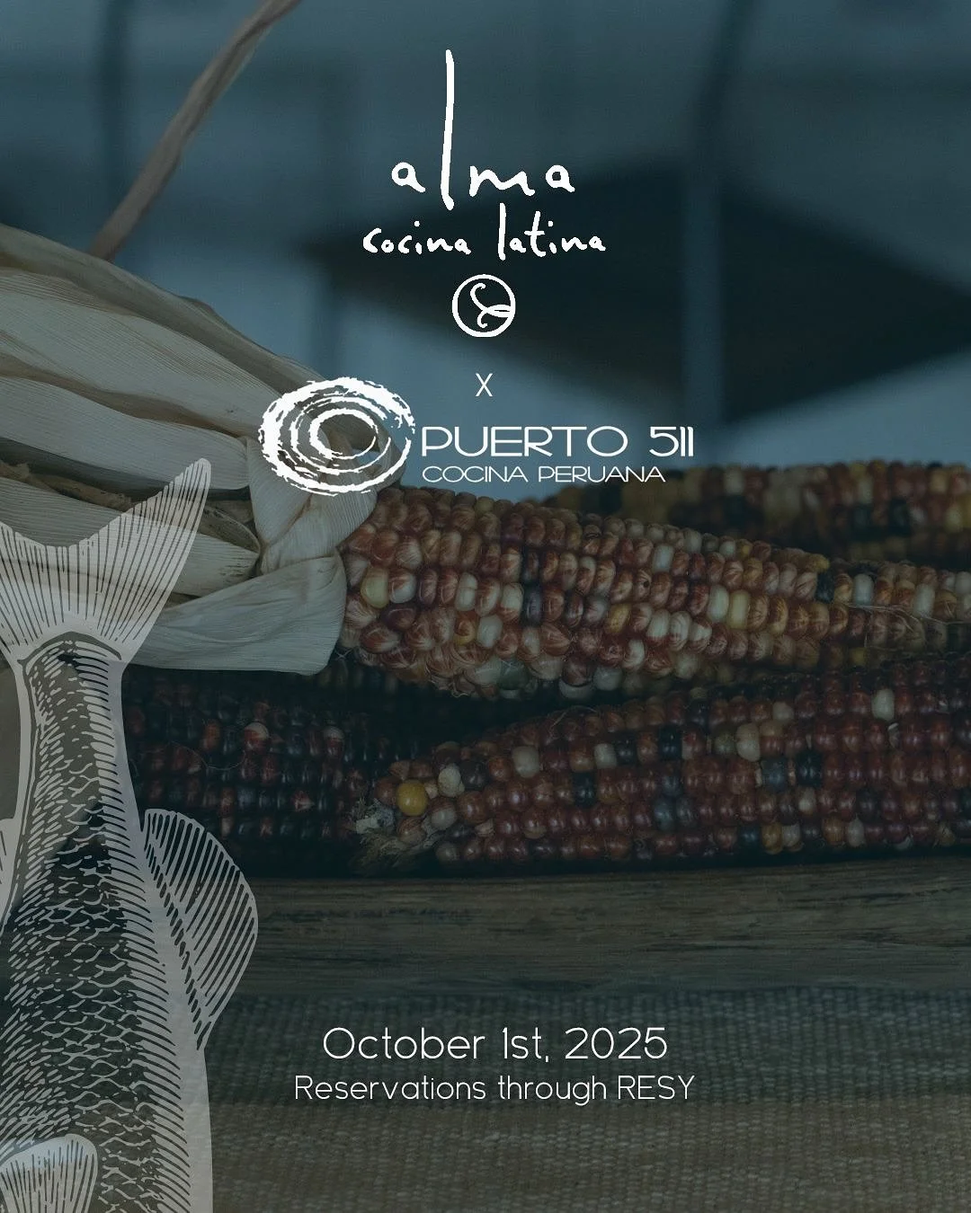 Shared Lands: Alma &times; Puerto 511
511 Collab Dinner &ndash; October 1st

Two chefs. Six dishes. One wild stretch of coast, jungle, and mountain.

This dinner isn&rsquo;t about borders&mdash;it&rsquo;s about terrain. From the Andes to the Amazon t