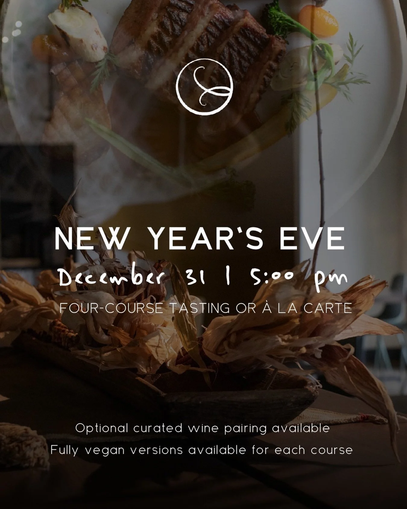 New Year&rsquo;s Eve Dinner at Alma 

Wednesday, December 31, 2025 | 5:00 PM
📍 Station North

Celebrate New Year&rsquo;s Eve at Alma and welcome the year ahead exactly the way you imagine it.

Choose between a chef-guided four-course tasting menu or
