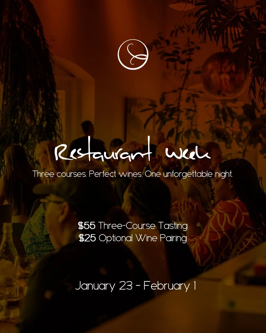 Restaurant Week is here, and it&rsquo;s the perfect time to experience our signature flavors in a three-course tasting menu designed to impress.

Enjoy a curated dining experience with three options per course, plus an optional wine pairing crafted t